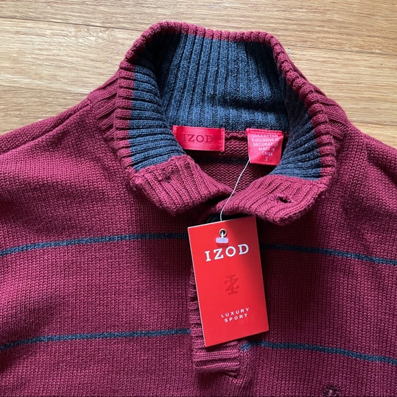 IZOD Men's button long sleeve sweater - Picture 5 of 5